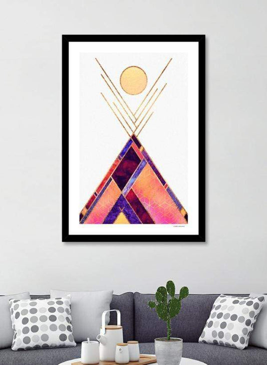 Scorpius Home Decor Tipi Mountain   Frame