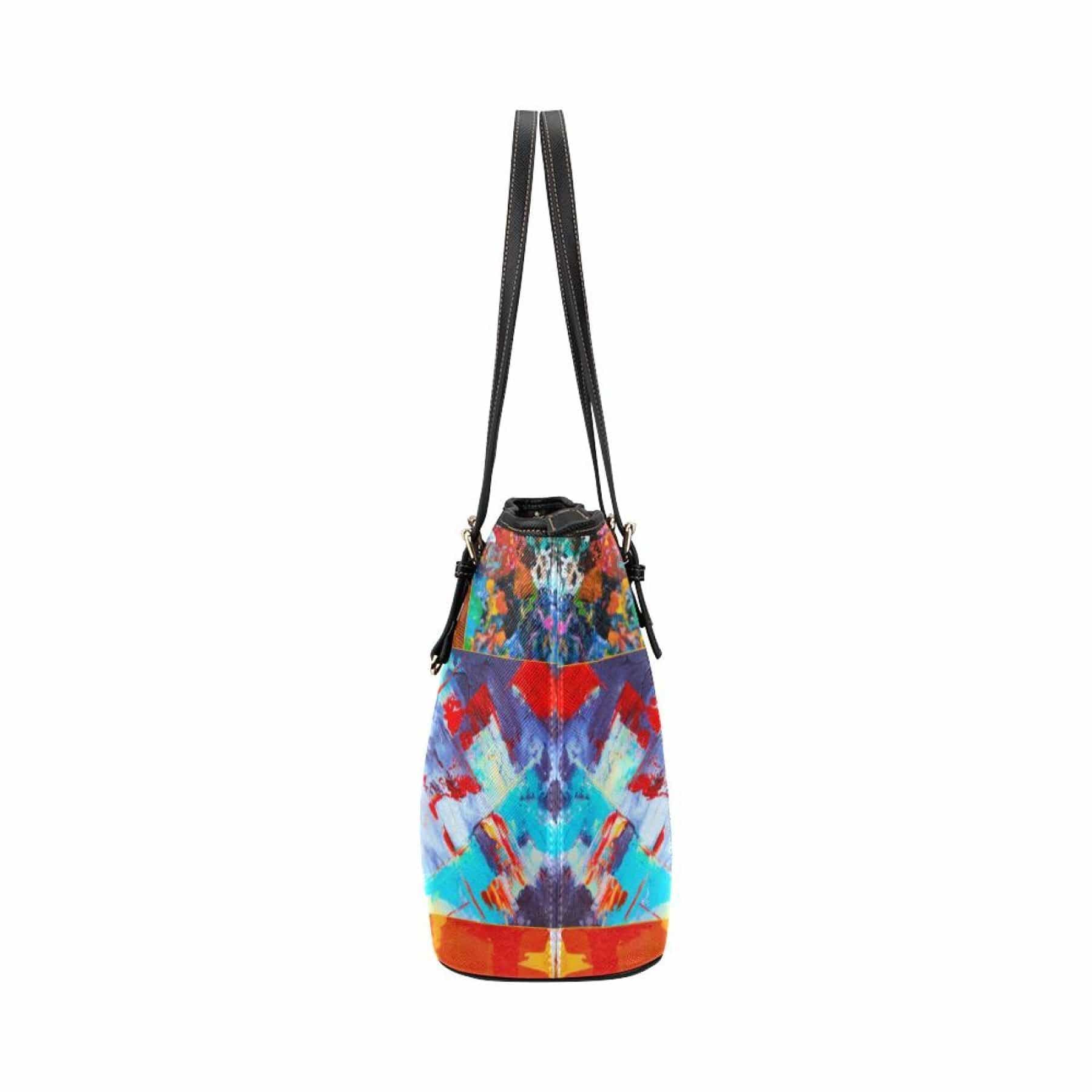 Grey Coco Activewear One Size Tote Bags, Abstract Mixed Color Style Bag