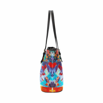 Grey Coco Activewear One Size Tote Bags, Abstract Mixed Color Style Bag