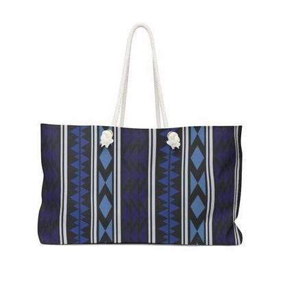 Grey Coco Handbags 24x13 Tote Bags, Dark Blue Boho Style Weekender Bag