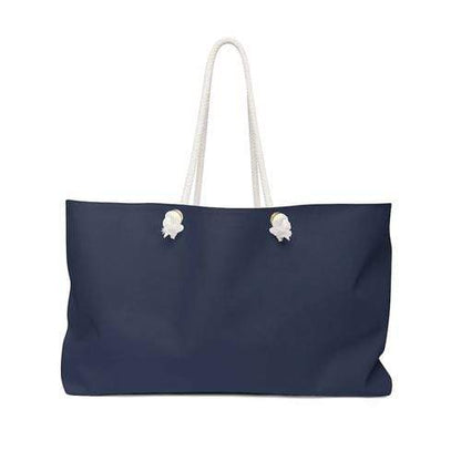 Grey Coco Handbags 24x13 Tote Bags, Dark Blue Weekender Tote Bag
