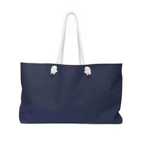 Grey Coco Handbags 24x13 Tote Bags, Dark Blue Weekender Tote Bag