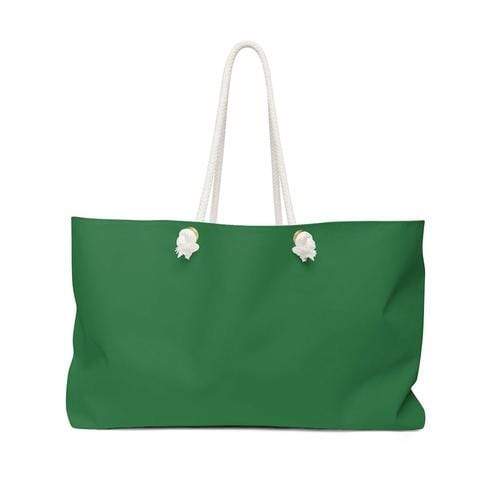Grey Coco Handbags 24x13 Tote Bags, Dark Green Weekender Tote Bag