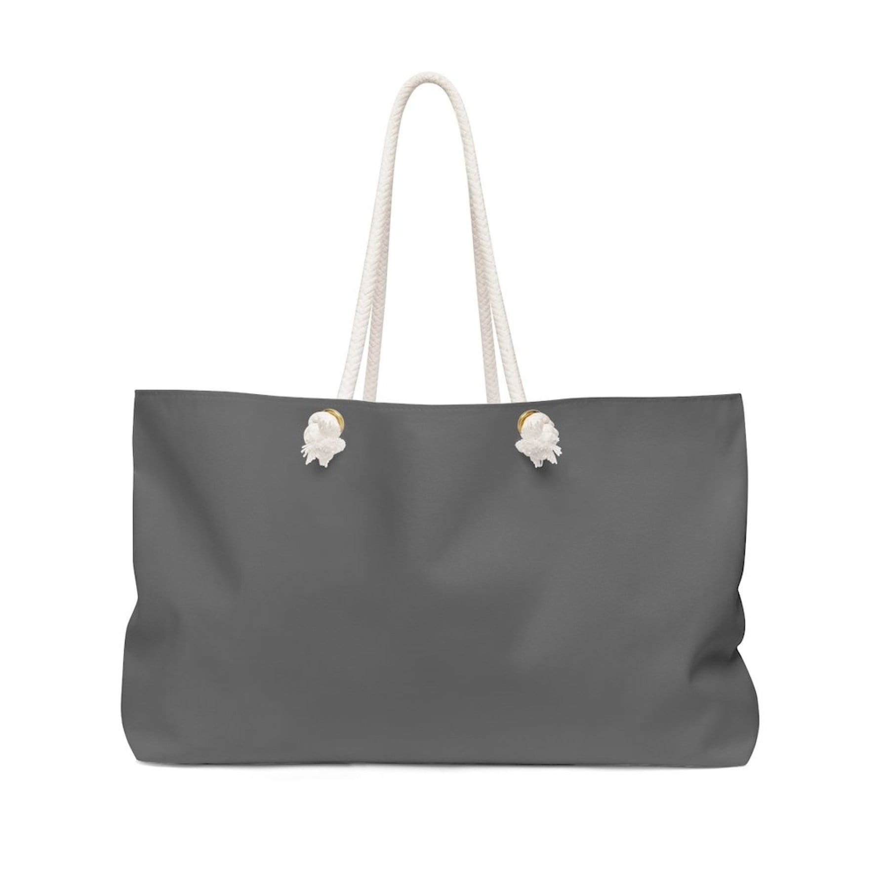 Grey Coco Activewear 24x13 Tote Bags, Dark Grey Weekender Tote Bag