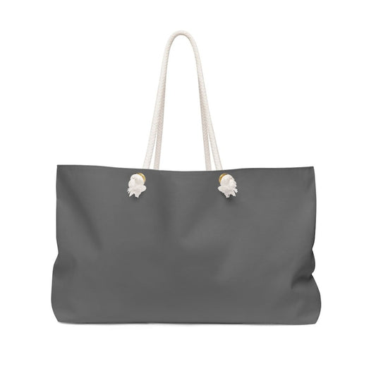 Grey Coco Activewear 24x13 Tote Bags, Dark Grey Weekender Tote Bag