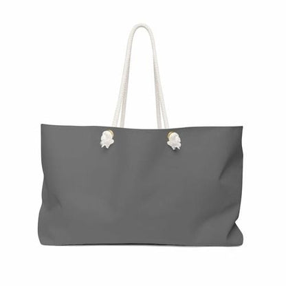 Grey Coco Activewear 24x13 Tote Bags, Dark Grey Weekender Tote Bag