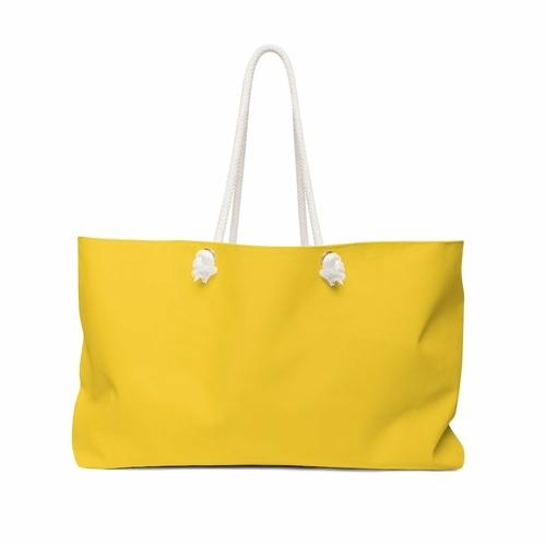 Grey Coco Handbags 24x13 Tote Bags, Golden Yellow Weekender Tote Bag
