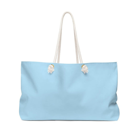Grey Coco Handbags 24x13 Tote Bags, Light Blue Weekender Tote Bag