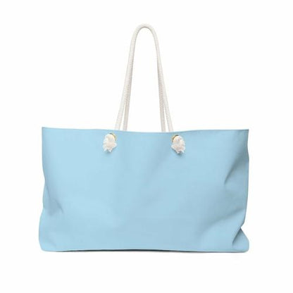 Grey Coco Handbags 24x13 Tote Bags, Light Blue Weekender Tote Bag