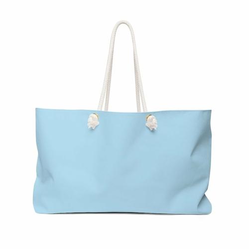 Grey Coco Handbags 24x13 Tote Bags, Light Blue Weekender Tote Bag