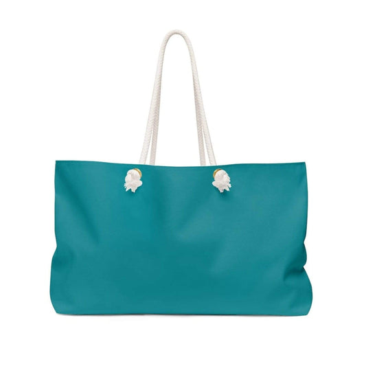 Grey Coco Handbags 24x13 Tote Bags, Sea Green Weekender Tote Bag