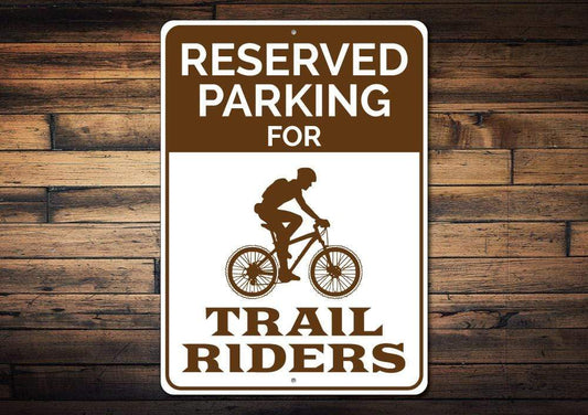 Orchid Eurybia Home Decor Trail Rider Parking Sign