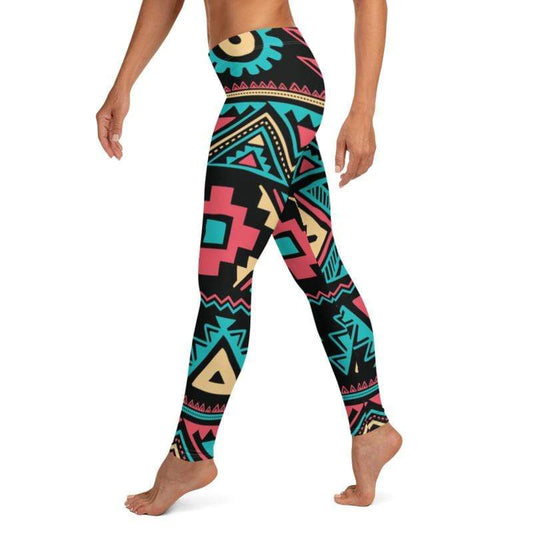 Lavender Millie Women's Clothing Tribal Printed leggings, Capris and Shorts