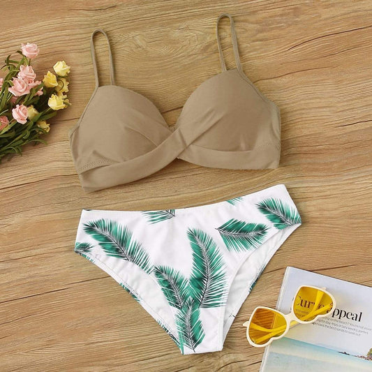 Angela Women's Clothing S / Multicolor Tropical Twist Underwire Bikini Swimsuit