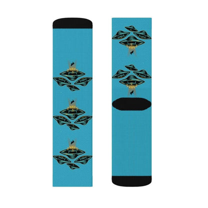 Yellow Pandora Socks UFO Area 51 Socks