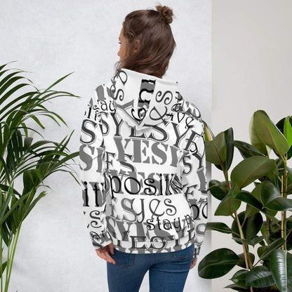 Lavender Coco Sweaters & Hoodies Unisex Hoodie Stay Positive! The Yes Hoodie!