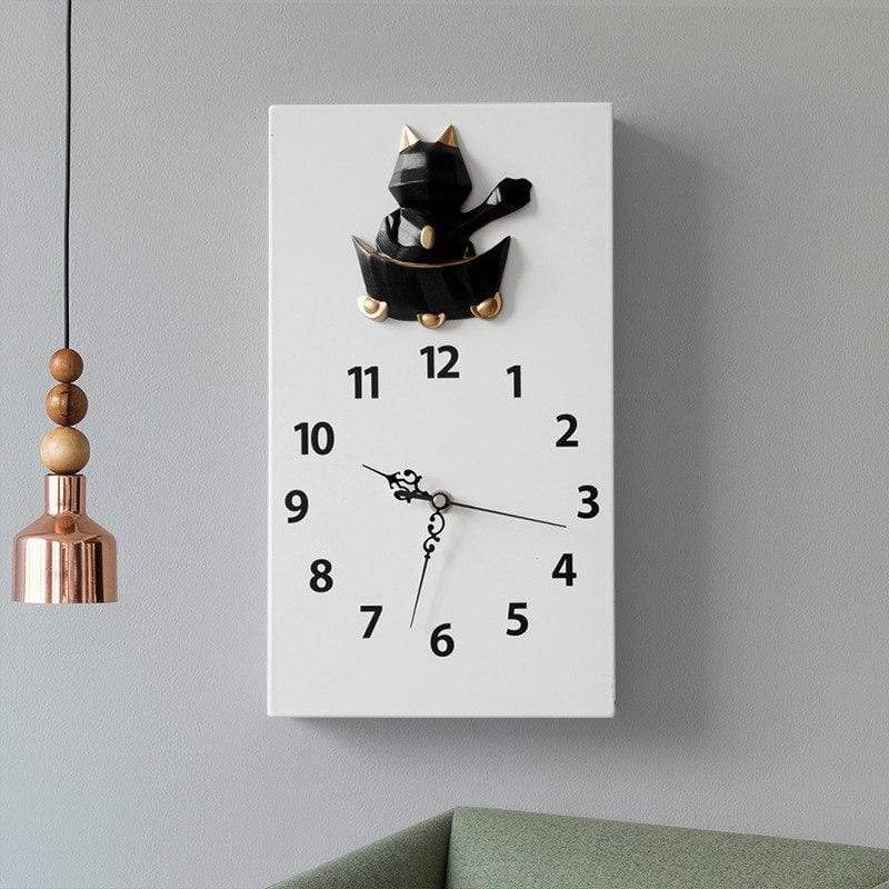 samauk Wall Clock Modern Design Wall Watches Home Decor Livingroom Decoration Accessories Modern Cartoon Best Christmas Present Clocks