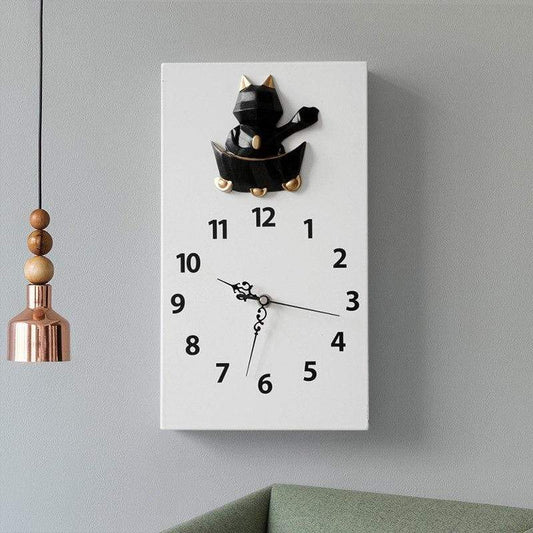 samauk Wall Clock Modern Design Wall Watches Home Decor Livingroom Decoration Accessories Modern Cartoon Best Christmas Present Clocks