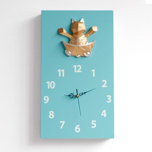 samauk Wall Clock Modern Design Wall Watches Home Decor Livingroom Decoration Accessories Modern Cartoon Best Christmas Present Clocks