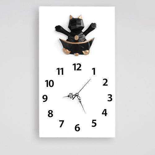 samauk White Wall Clock Modern Design Wall Watches Home Decor Livingroom Decoration Accessories Modern Cartoon Best Christmas Present Clocks