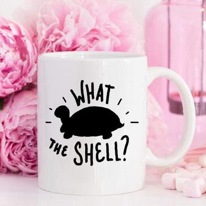 Magenta Shadow Home & Garden What The Shell? - Turtle Coffee Mug, Turtle Funny