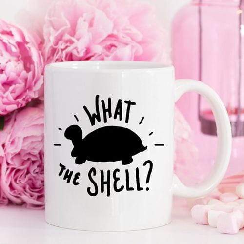 Magenta Shadow Home & Garden What The Shell? - Turtle Coffee Mug, Turtle Funny