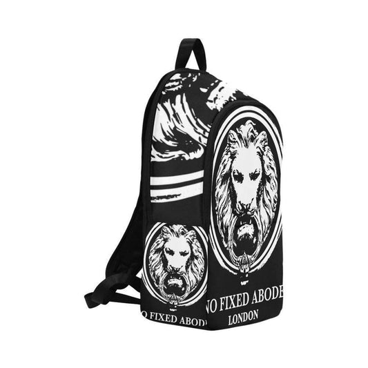 NO FIXED ABODE Backpacks Bags Rucksacks One Size White lion style backpack