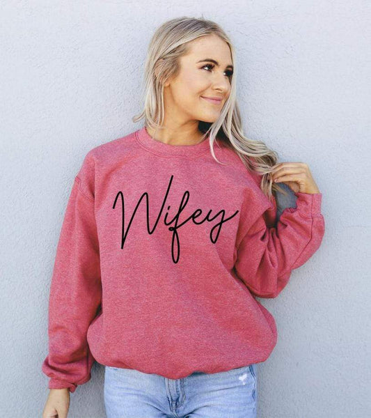 Agate Sweaters & Hoodies Wifey Sweatshirt