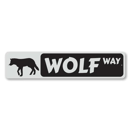 Orchid Eurybia Home Decor 6 x 24 inches Wolf Way Sign