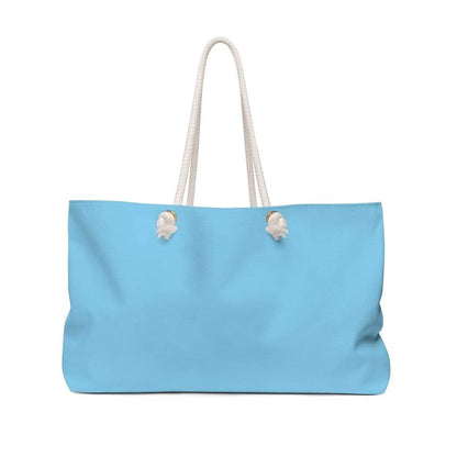 Grey Coco Handbags 24" × 13" Women's Weekender Tote Bag (Baby Blue)