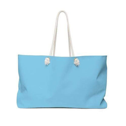 Grey Coco Handbags 24" × 13" Women's Weekender Tote Bag (Baby Blue)
