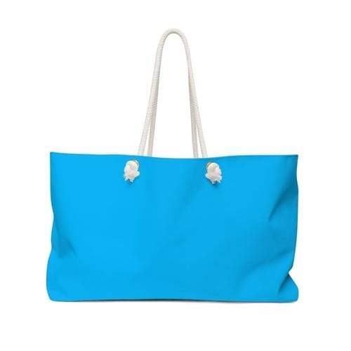 Grey Coco Handbags 24" × 13" Women's Weekender Tote Bag - Vibrant Blue