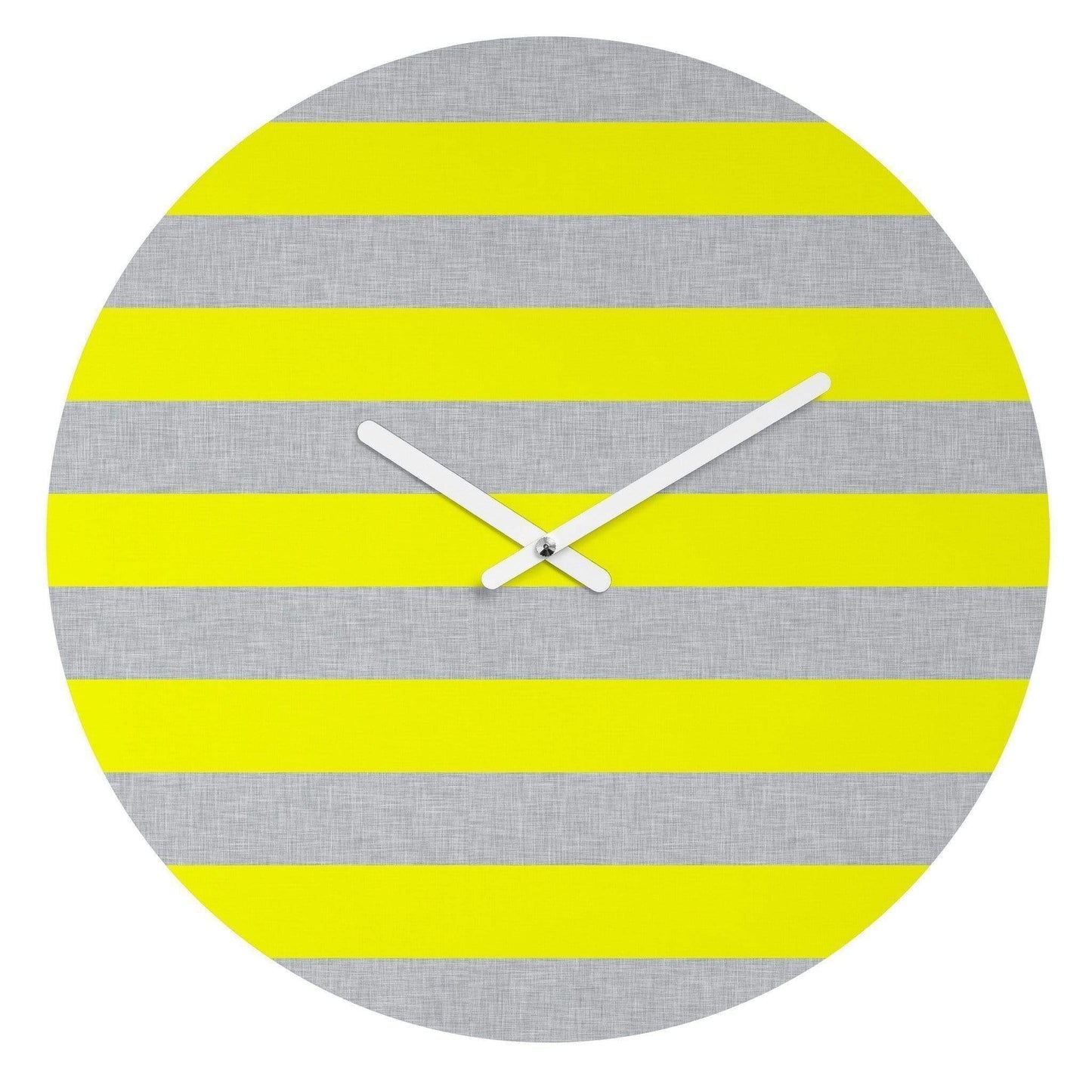 Scorpius Clocks YELLOW LINES WALL CLOCK