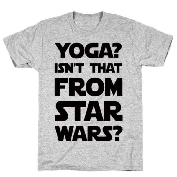 Scorpius Clothing YOGA ISN'T THAT FROM STAR WARS GREY T-SHIRT