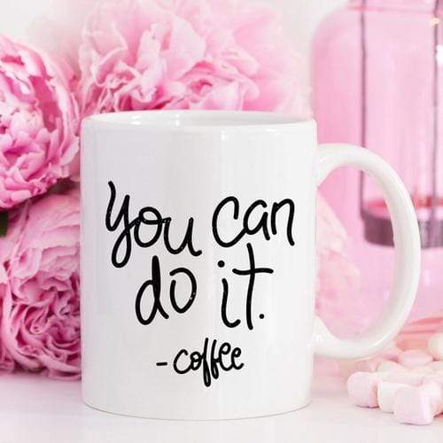 Magenta Shadow Gifts You Can Do It Coffee Mug, Mug Gift Ideas,