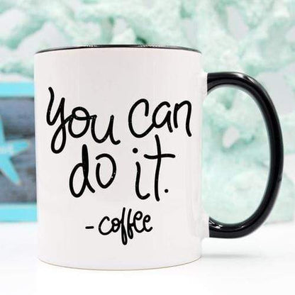 Magenta Shadow Gifts You Can Do It Coffee Mug, Mug Gift Ideas,